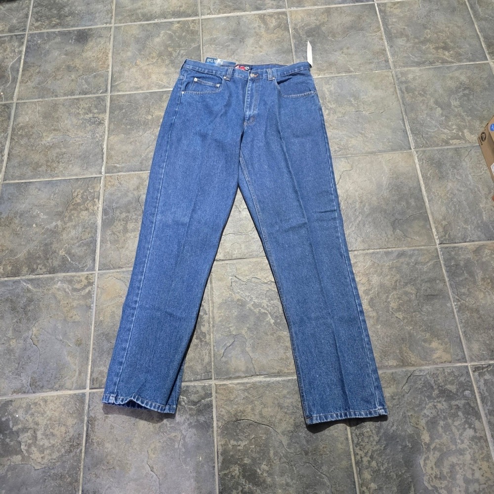 new Chaps Relaxed Fit Jeans Men 36x36 Blue Denim Straight Leg Big & Tall